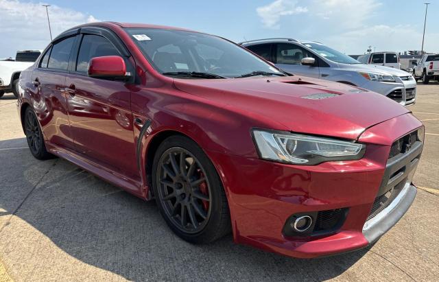 MITSUBISHI LANCER EVO 2012 red sedan 4d gas JA32W8FV0CU019216 photo #1