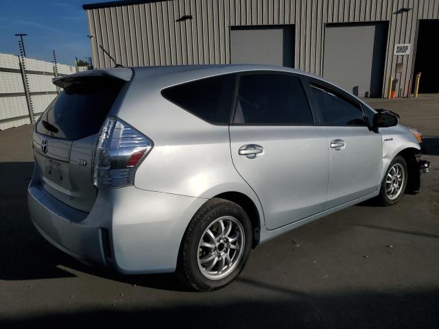 TOYOTA PRIUS V 2013 silver  hybrid engine JTDZN3EU3D3266154 photo #4