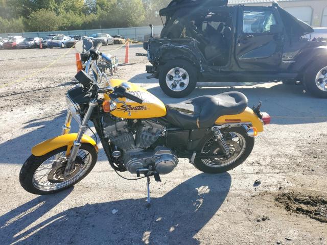 HARLEY-DAVIDSON XL883 2001 yellow road/str gas 1HD4CAM101K141995 photo #4