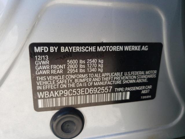 VIN WBAKP9C53ED692557 2014 BMW 5 Series, 550 XI no.12