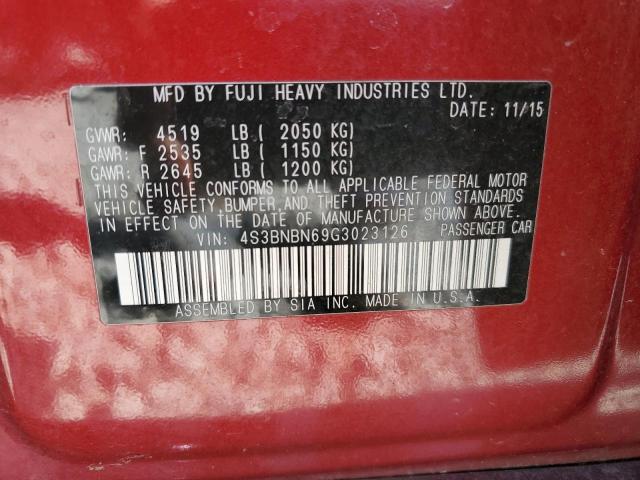 2016 SUBARU LEGACY 2.5 - 4S3BNBN69G3023126