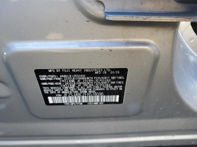 2015 SUBARU FORESTER 2 - JF2SJABC2FH578096