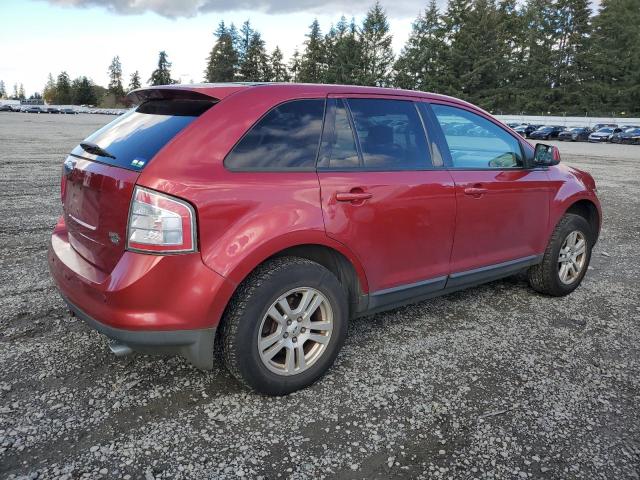 FORD EDGE SEL 2007 red  gas 2FMDK48C77BA26035 photo #4