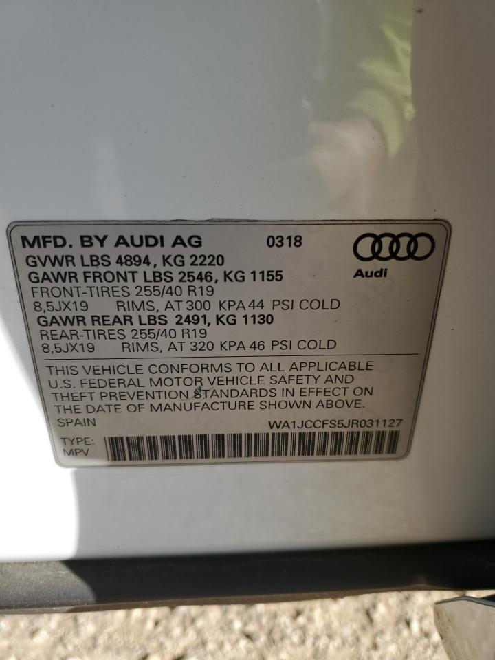 Lot #2909706256 2018 AUDI Q3 PREMIUM