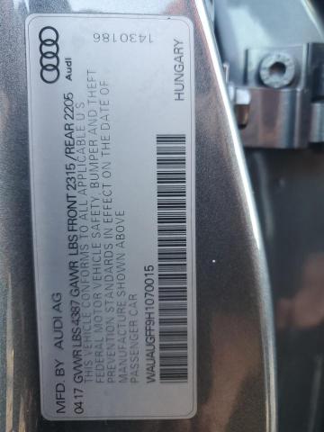 2017 AUDI A3 PREMIUM - WAUAUGFF9H1070015