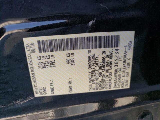 2017 NISSAN MAXIMA 3.5 - 1N4AA6AP6HC365234