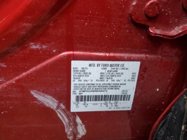 VIN 2FMPK4J98RBA06472 2024 FORD EDGE no.14