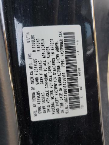 VIN 1HGCT1B83EA016399 2014 Honda Accord, Exl no.12