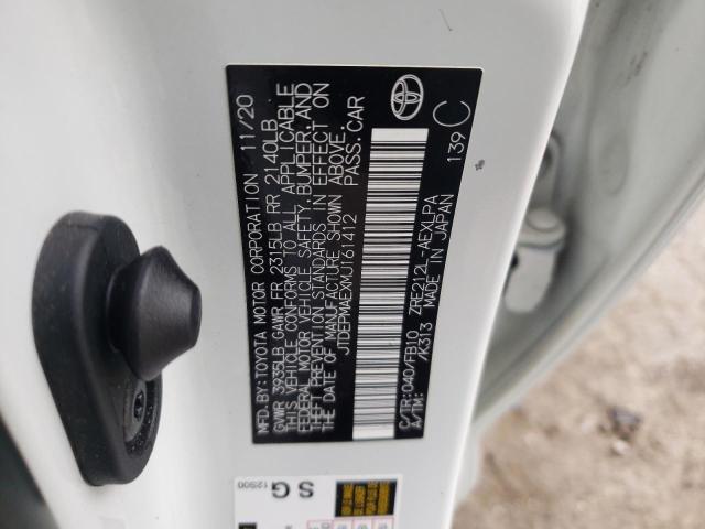 2021 TOYOTA COROLLA LE - JTDEPMAEXMJ161412
