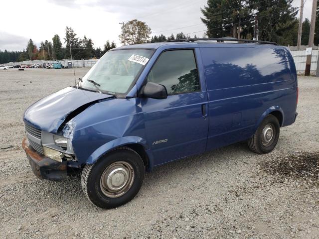 CHEVROLET ASTRO 1997 blue  gas 1GCDM19W9VB171778 photo #1