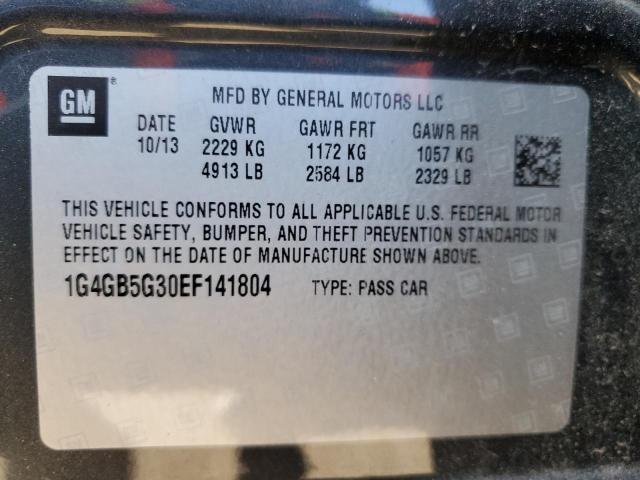 VIN 1G4GB5G30EF141804 2014 Buick Lacrosse no.13