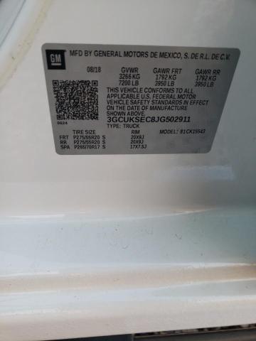 2018 CHEVROLET SILVERADO - 3GCUKSEC8JG502911