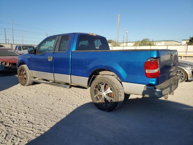 FORD F150 2007 blue 4dr ext gas 1FTRX12WX7FA88895 photo #3