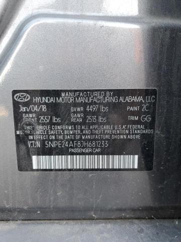 2018 HYUNDAI SONATA SE - 5NPE24AF8JH681233