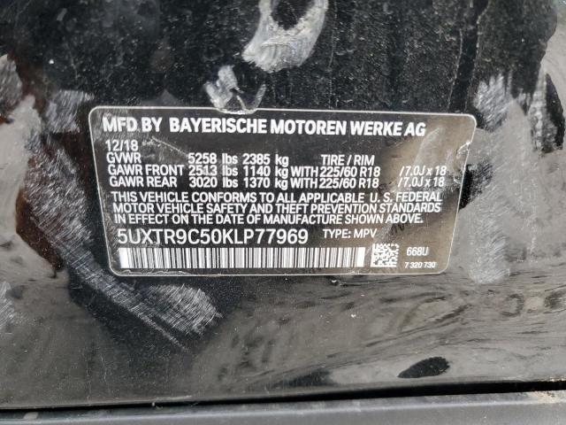 2019 BMW X3 XDRIVE3 - 5UXTR9C50KLP77969