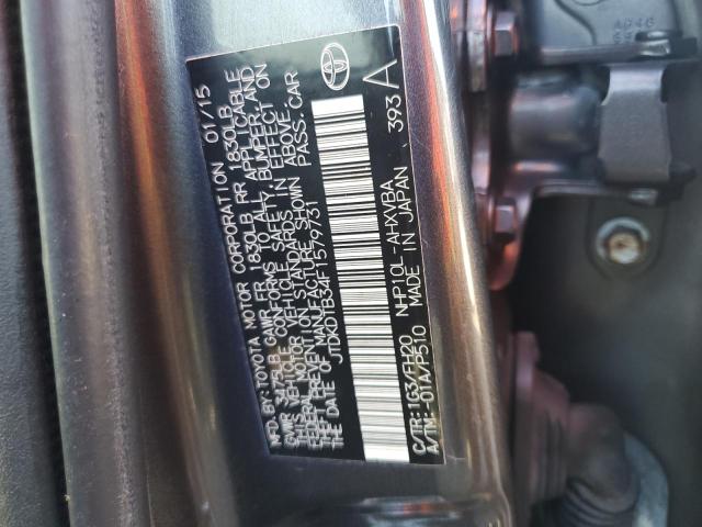 VIN JTDKDTB34F1579731 2015 Toyota Prius no.13