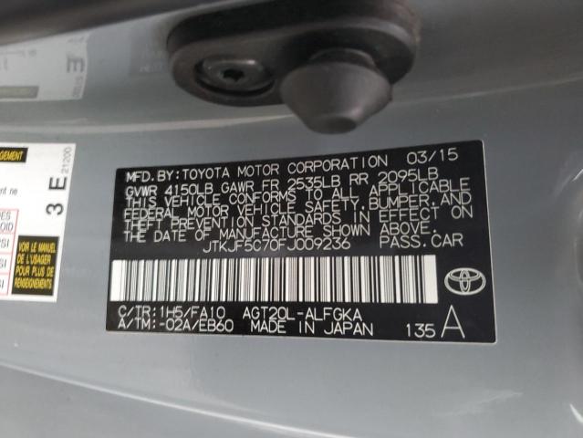 2015 TOYOTA SCION TC - JTKJF5C70FJ009236