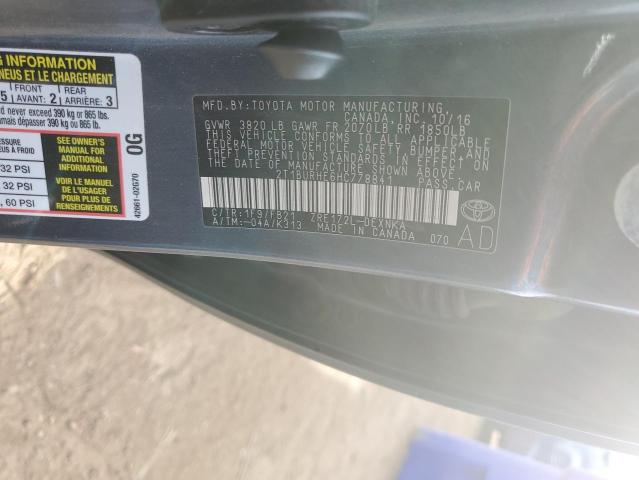 2017 TOYOTA COROLLA L - 2T1BURHE6HC778841