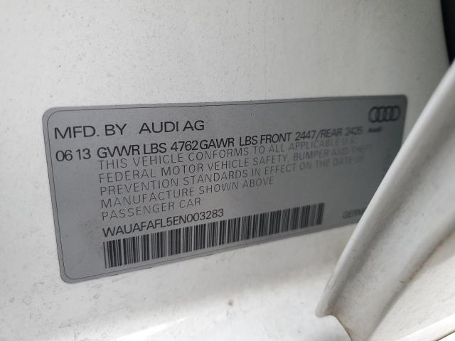 VIN WAUAFAFL5EN003283 2014 Audi A4, Premium no.12