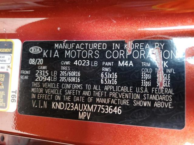 2021 KIA SOUL LX - KNDJ23AUXM7753646