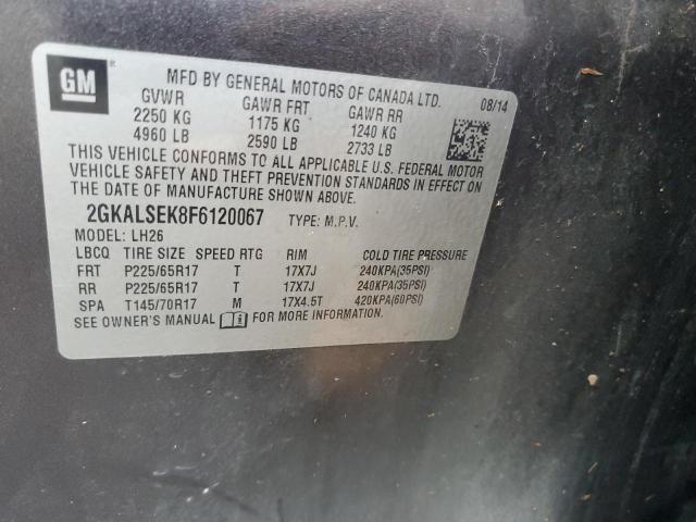 2015 GMC TERRAIN SL - 2GKALSEK8F6120067