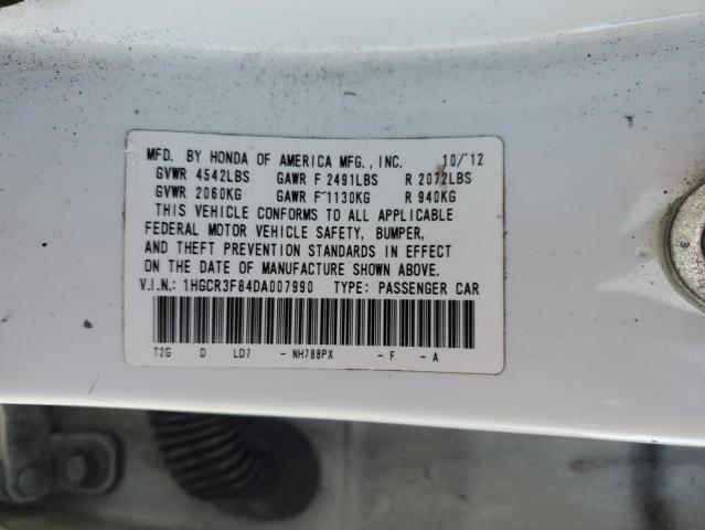 VIN 1HGCR3F84DA007990 2013 Honda Accord, Exl no.13