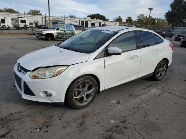 FORD FOCUS SE 2013 white  gas 1FADP3F22DL284653 photo #1