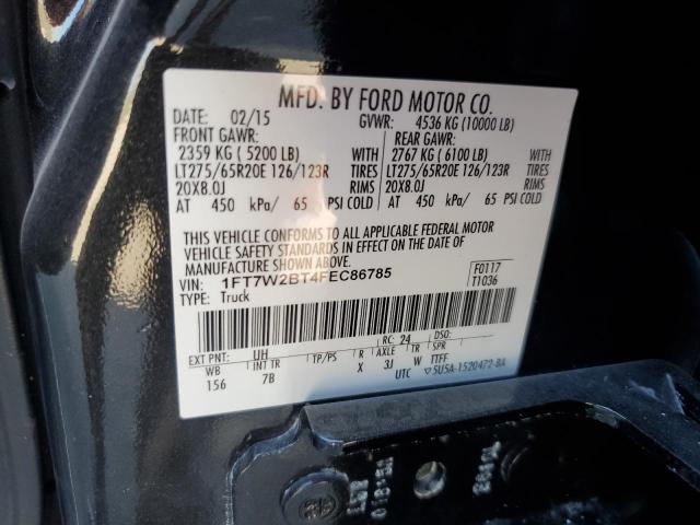 2015 FORD F250 SUPER - 1FT7W2BT4FEC86785