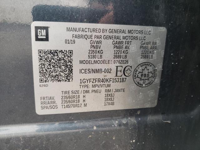 2019 CADILLAC XT4 SPORT - 1GYFZFR40KF153187