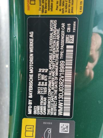 2024 MINI COOPER SE WMW13DJ03R2V18989