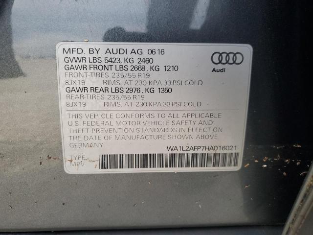 VIN WA1L2AFP7HA016021 2017 Audi Q5, Premium Plus no.14