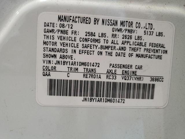 2013 INFINITI M37 X - JN1BY1AR1DM601472