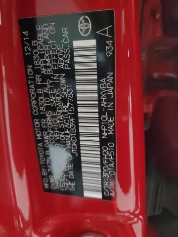 2015 TOYOTA PRIUS C - JTDKDTB39F1577831