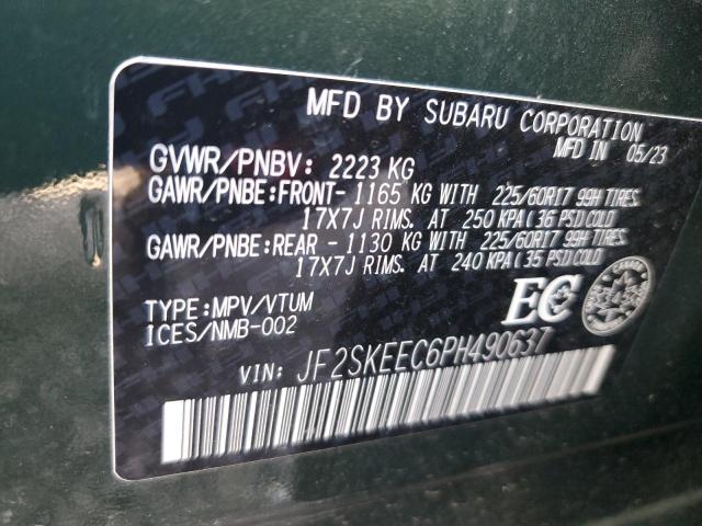 2023 SUBARU FORESTER P - JF2SKEEC6PH490637