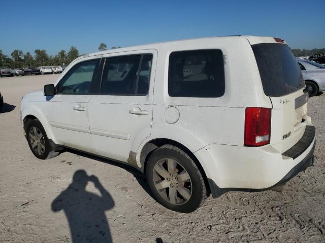 HONDA PILOT EXL 2013 white  gas 5FNYF3H54DB007916 photo #3