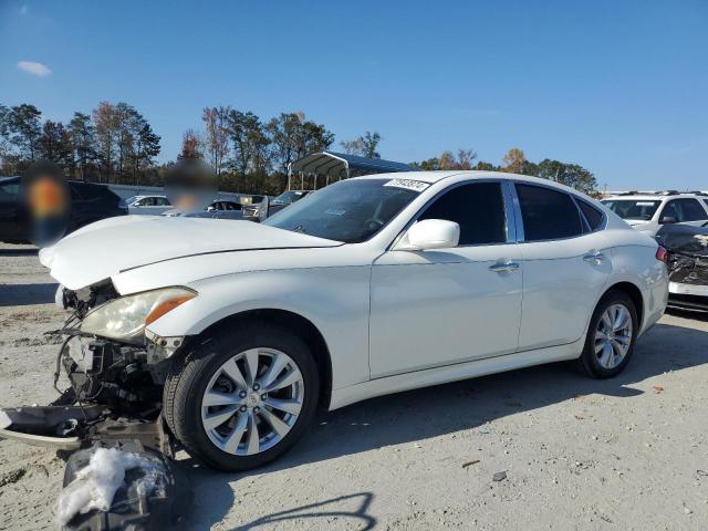 INFINITI M37 X 2011 white sedan 4d gas JN1BY1AR8BM370552 photo #1