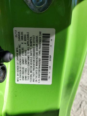 2017 HONDA CIVIC EXL - 2HGFC3B7XHH357837