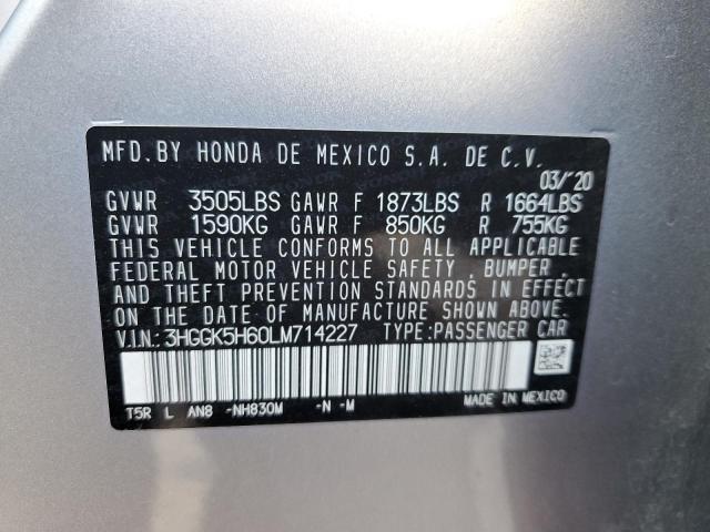 2020 HONDA FIT SPORT - 3HGGK5H60LM714227