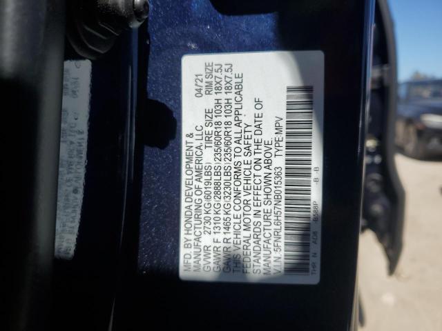 2022 HONDA ODYSSEY EX - 5FNRL6H57NB015363