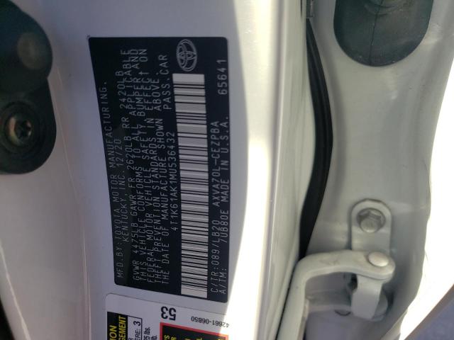 2021 TOYOTA CAMRY XSE - 4T1K61AK1MU536432