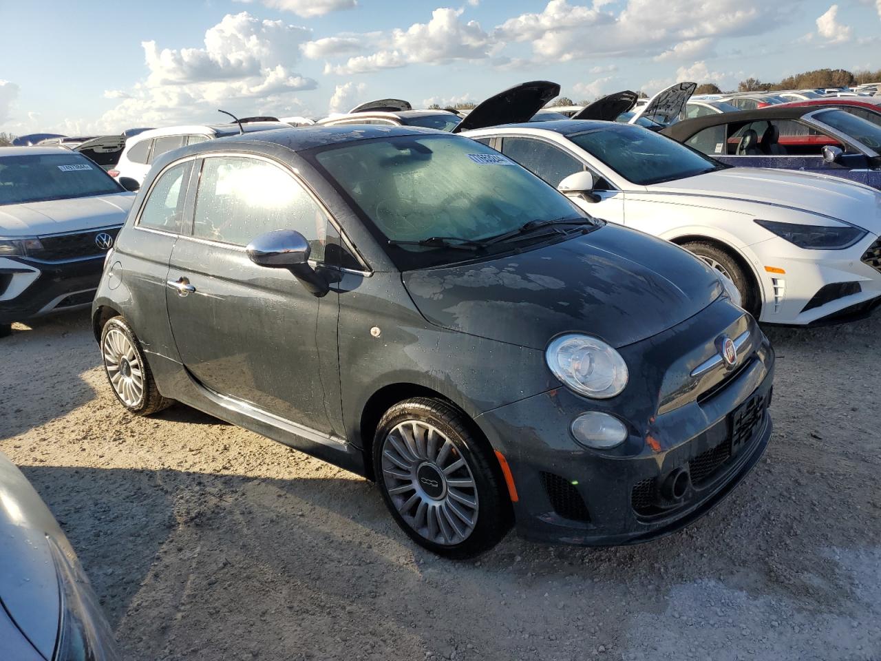 Lot #2994245914 2018 FIAT 500 LOUNGE