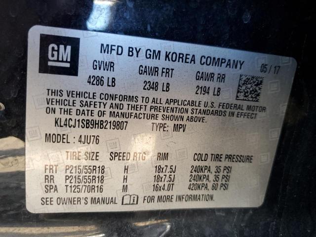 2017 BUICK ENCORE SPO - KL4CJ1SB9HB219807