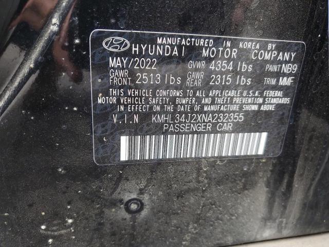 2022 HYUNDAI SONATA LIM - KMHL34J2XNA232355