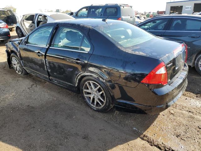 FORD FUSION SEL 2012 black  gas 3FAHP0JA5CR135491 photo #3