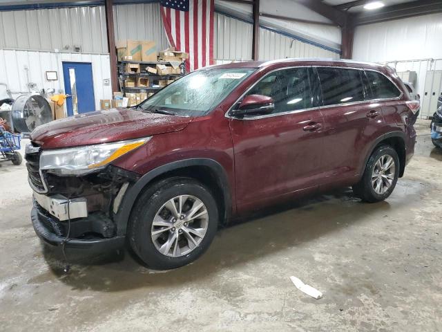 VIN 5TDJKRFH6FS205229 2015 Toyota Highlander, Xle no.1