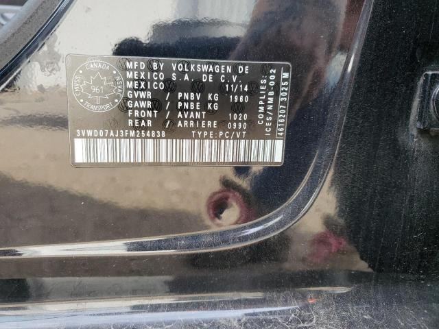 2015 VOLKSWAGEN JETTA SE - 3VWD07AJ3FM254838