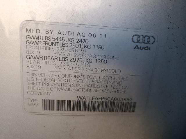 2012 AUDI Q5 PREMIUM #2954461249