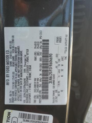 2015 LINCOLN MKZ - 3LN6L2G93FR606690