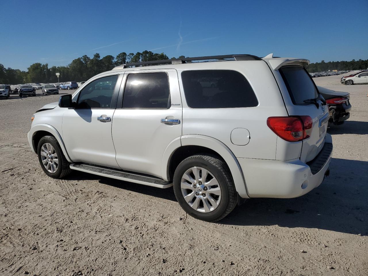 TOYOTA SEQUOIA PL 2012 white  flexible fuel 5TDDW5G16CS069613 photo #3