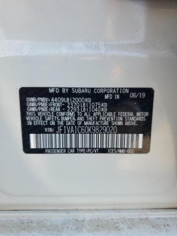 2019 SUBARU WRX PREMIU - JF1VA1C60K9829020